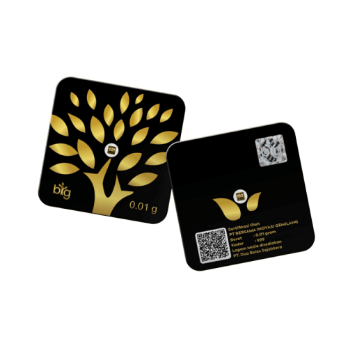 Big Gold Mini Goldbarren Leaf Gold 0,01 Gramm Big Gold Mini Goldbarren Leaf Gold 0,01 Gramm