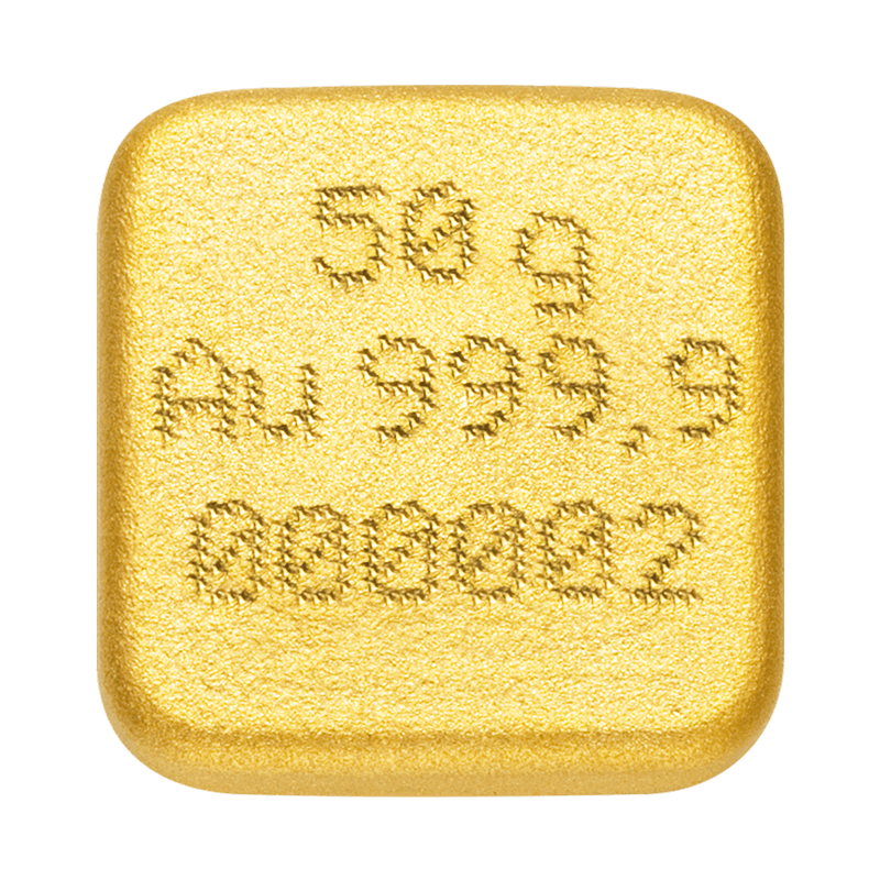 C. Hafner Goldbarren Gegossen 50 Gramm - C.Hafner- C. Hafner Goldbarren Gegossen 50 Gramm - GB-CHR-001000