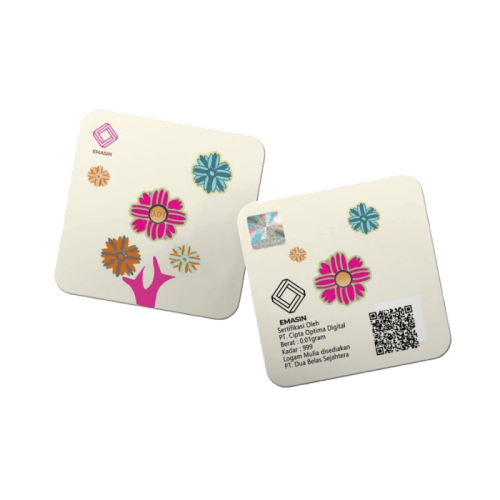 Emasin Rundform Goldbarren 0,01 Gramm Flower Series Blossom Emasin Rundform Goldbarren 0,01 Gramm Flower Series Blossom