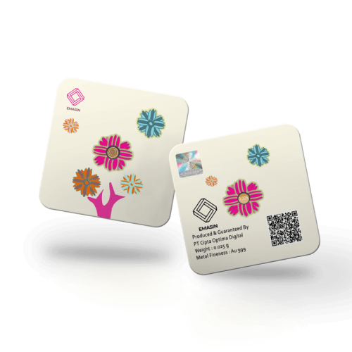 Emasin Rundform Goldbarren 0,025 Gramm Flower Series Blossom Emasin Rundform Goldbarren 0,025 Gramm Flower Series Blossom