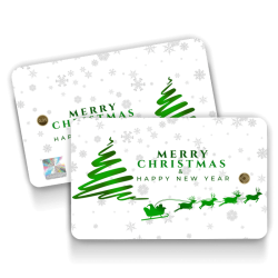 Merry Christmas Geschenkkarten 0,05 Gramm Merry Christmas Geschenkkarten 0,05 Gramm