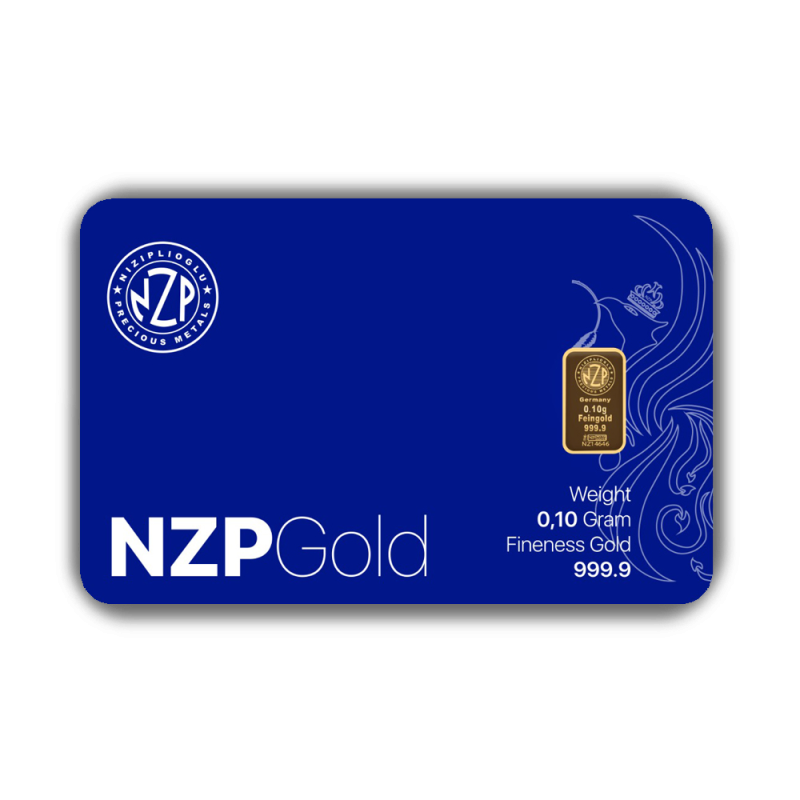 Nzp Gold Germany Goldbarren 0,10 Gramm