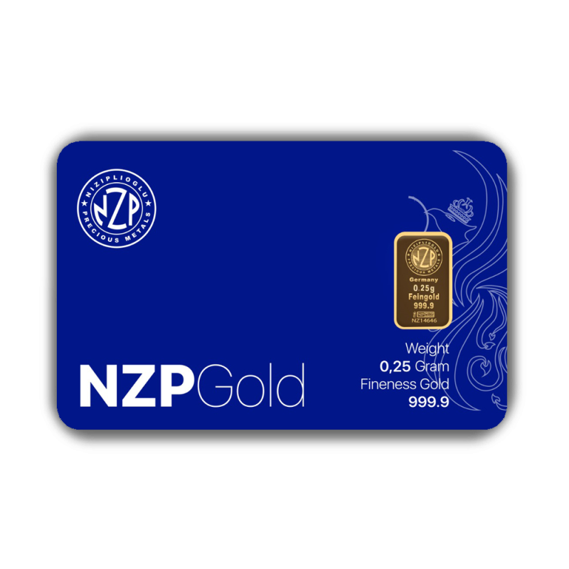 Nzp Gold Germany Goldbarren 0,25 Gramm