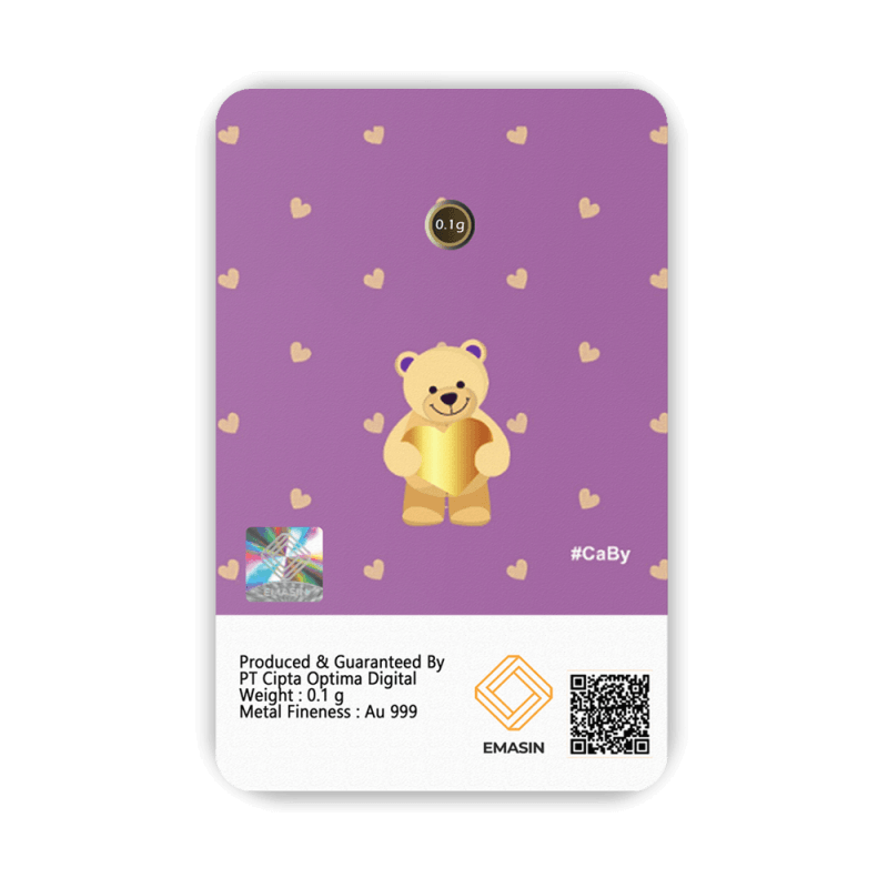 I Love You Geschenkkarten 0,10 Gramm - ILY-EMS-0010