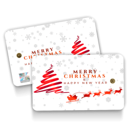 Merry Christmas Geschenkkarten 0,10 Gramm Merry Christmas Geschenkkarten 0,10 Gramm