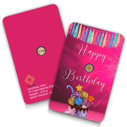 Happy Birthday Geschenkkarten Pink 0,25 Gramm Happy Birthday Geschenkkarten Pink 0,25 Gramm