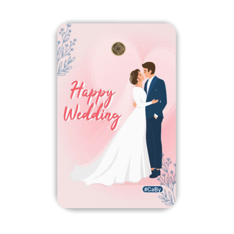 Happy Wedding Geschenkkarten 0,25 Gramm - HWP-EMS-0025