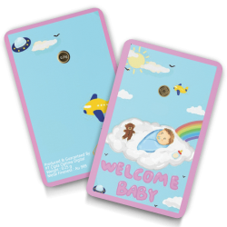 Welcome Baby Geschenkkarten 0,25 Gramm Welcome Baby Geschenkkarten 0,25 Gramm