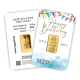 Geburtstagsgeschenke Happy Birthday 0,10 Gramm - GBR-NZP-G010