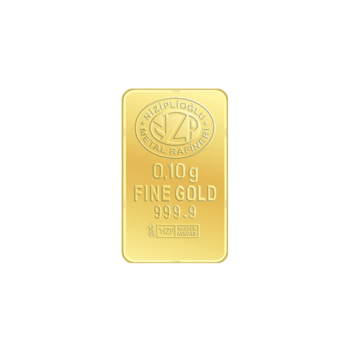 Frohe Weihnachten Geschenkbarren 0,10 Gramm - WEI-NZP-0010
