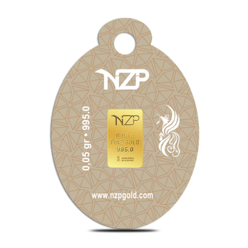 Nzp Gold Oval Blister - Mini Goldbarren 0.05 Gramm (995 24 karat) - Goldbarren-NZP- Nzp Gold Oval Blister - Mini Goldbarren 0.05 Gramm (995 24 karat) - OVL-NZP-9505