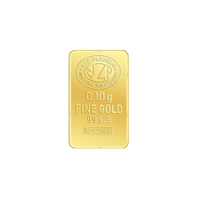 Nzp Gold Mini Goldbarren 0,10 Gramm - GB-NZP-00010