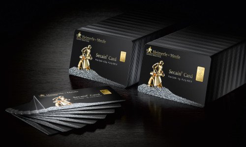 Heimerle + Meule Secain Card Goldbarren: Kleine Goldbarren im Kartenformat