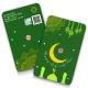 Eid Mubarak Geschenkkarten Grun 0,25 Gramm - EMG-EMS-0025