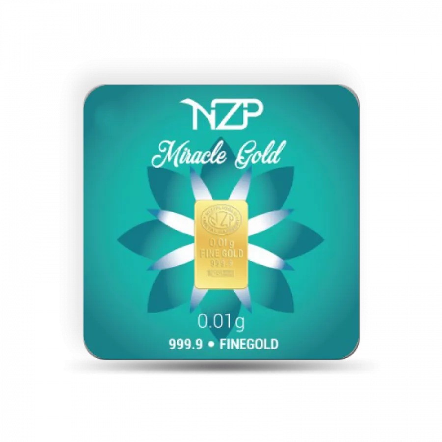 Nzp Gold Mini Goldbarren 0,01 Gramm - GB-NZP-00001