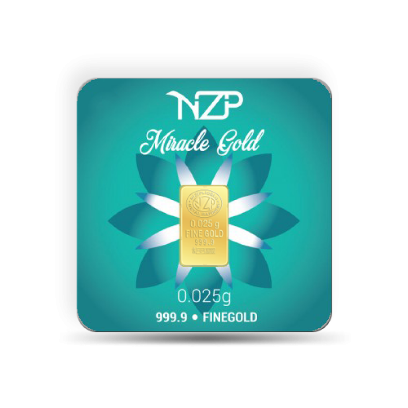 Nzp Gold Mini Goldbarren 0,025 Gramm