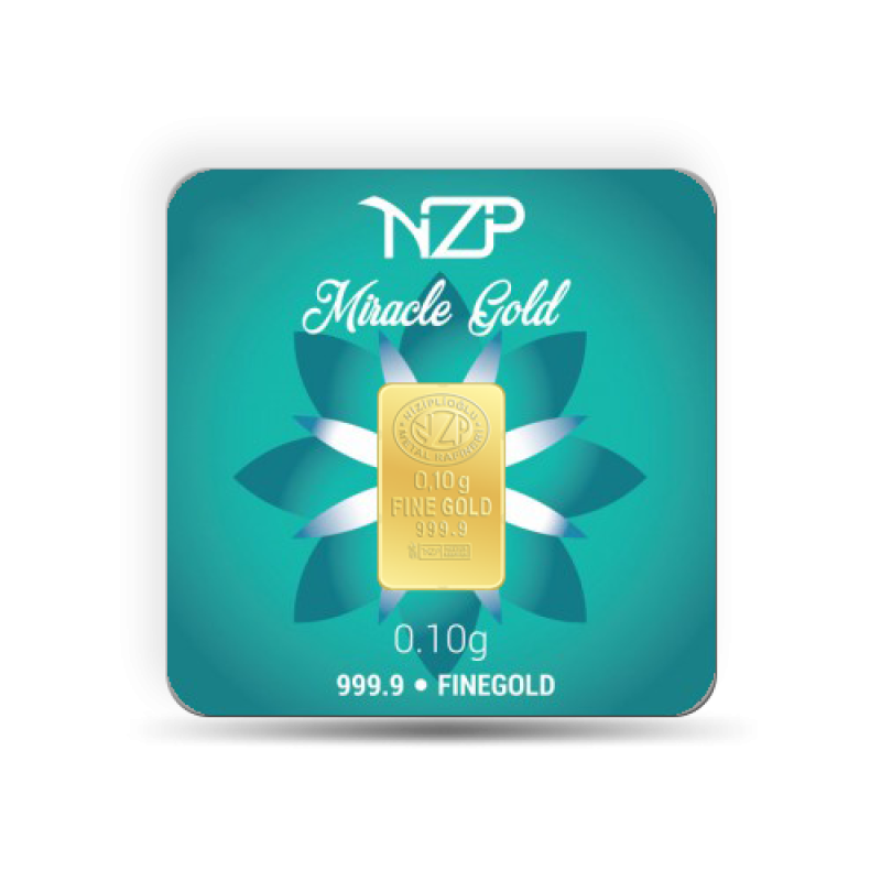 Nzp Gold Mini Goldbarren 0,10 Gramm