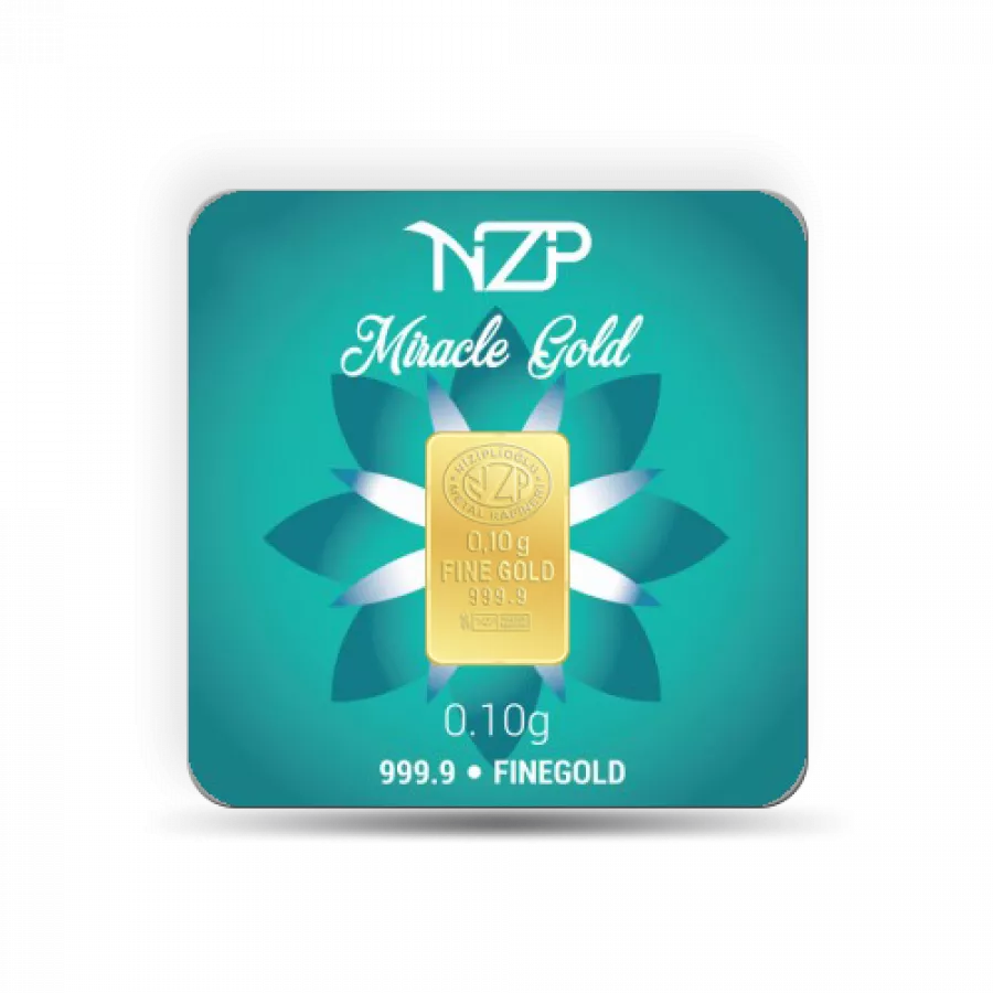 Nzp Gold Mini Goldbarren 0,10 Gramm - GB-NZP-00010