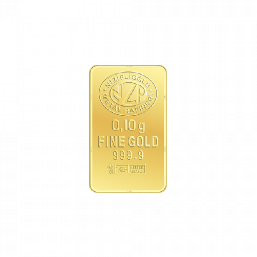 Nzp Gold Mini Goldbarren 0,10 Gramm - GB-NZP-00010