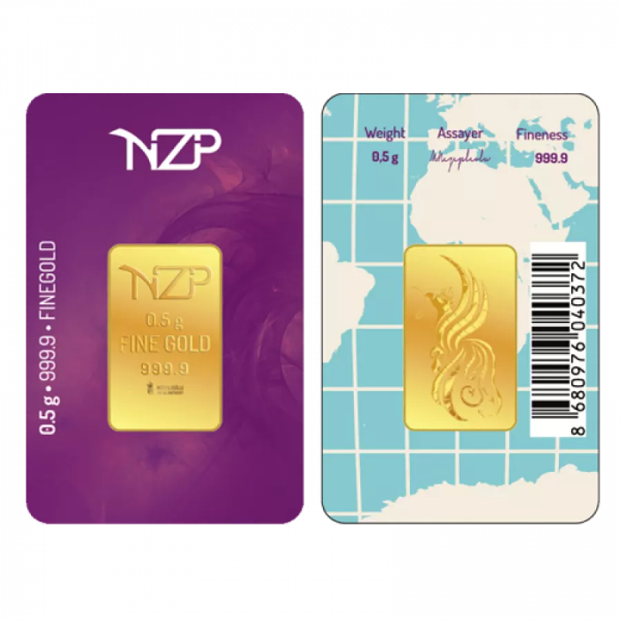 Nzp Gold Goldbarren 0,5 Gramm - GB-NZP-00050