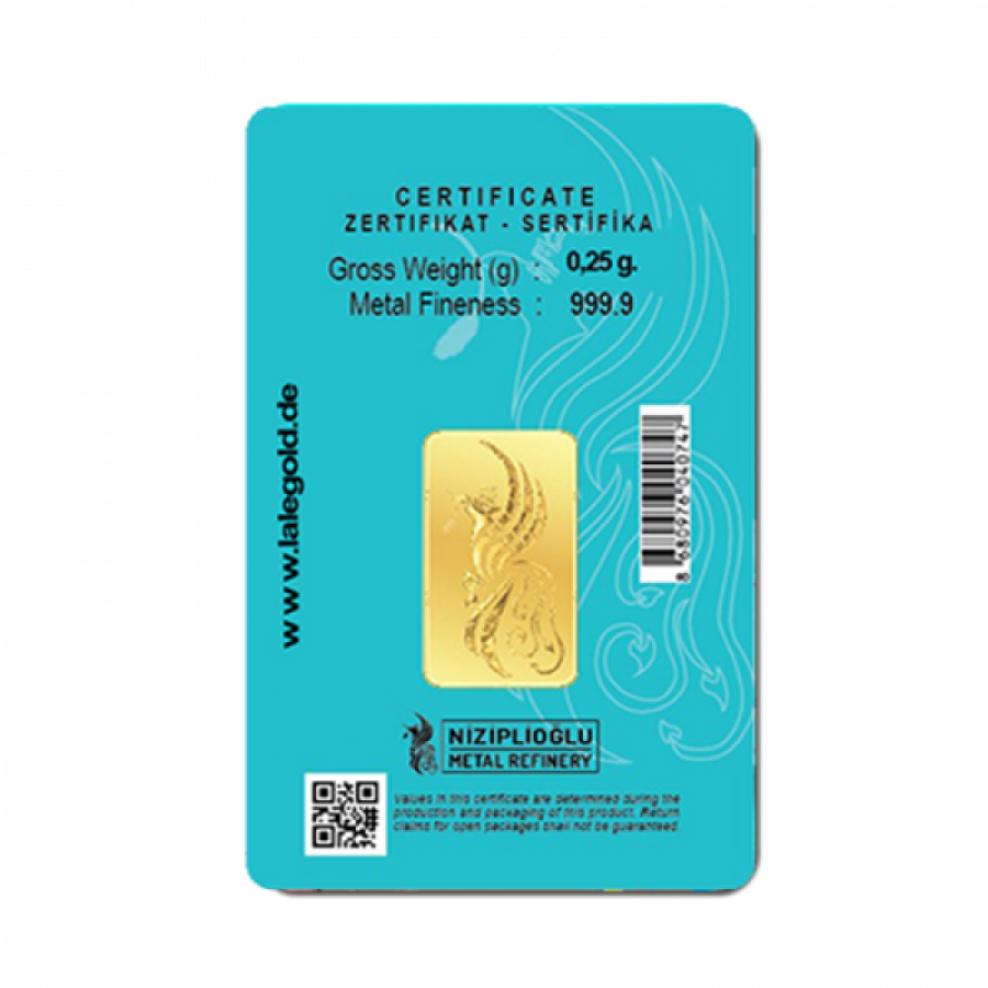 Geburtstagsgeschenke Happy Birthday 0,25 Gramm - GBR-NZP-0025