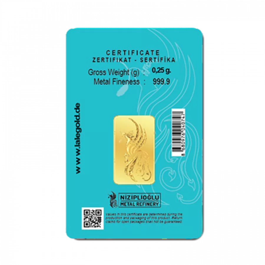 Geburtstagsgeschenke Happy Birthday 0,25 Gramm - GBR-NZP-0025