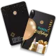 Happy Birthday Geschenkkarten Schwarz 0,25 Gramm - HBS-EMS-0025