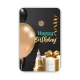 Happy Birthday Geschenkkarten Schwarz 0,25 Gramm - HBS-EMS-0025
