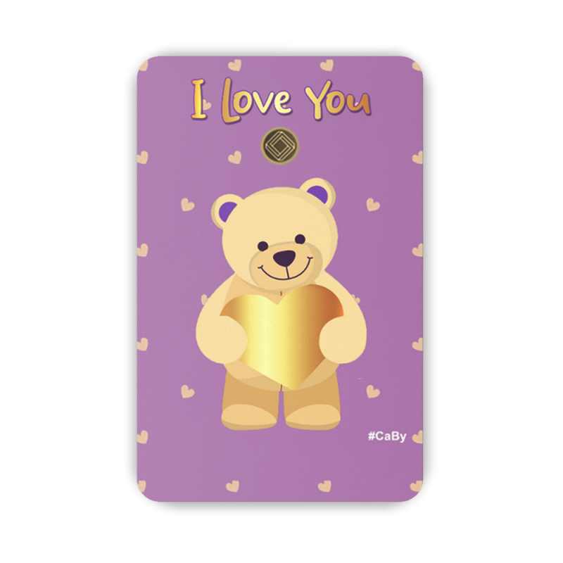 I Love You Geschenkkarten 0,10 Gramm - Wunschkarten- I Love You Geschenkkarten 0,10 Gramm - ILY-EMS-0010