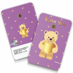 I Love You Geschenkkarten 0,10 Gramm 