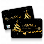 Merry Christmas Geschenkkarten 0,25 Gramm 