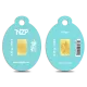 Nzp Gold Oval Blister -  Mini Goldbarren 0.25 Gramm (995 24 karat) - OVL-NZP-9525