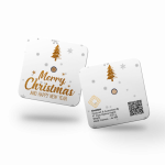 Emasin Rundform Goldbarren 0,01 Gramm Merry Christmas Golden Tree