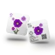 Emasin Rundform Goldbarren 0,01 Gramm Flower Series Purple - RB-EMS-FP001