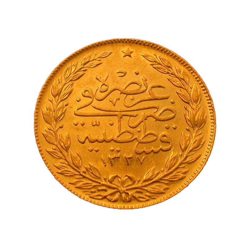 Resat Gold 100 Piaster Kurush / Resat Tam Altin Resat Gold 100 Piaster Kurush / Resat Tam Altin