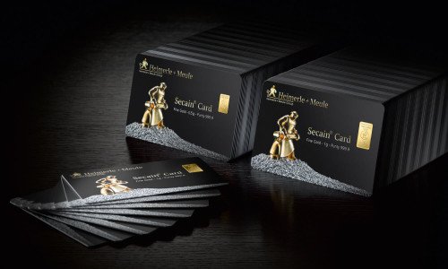 Heimerle + Meule Secain Card Goldbarren: Kleine Goldbarren im Kartenformat