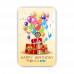 Happy Birthday Geschenkkarten Ballon 0,25 Gramm 