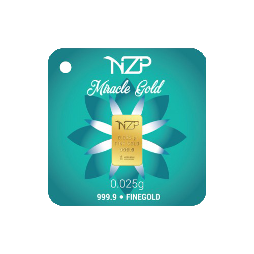 Nzp Gold Mini Goldbarren 0,025 Gramm