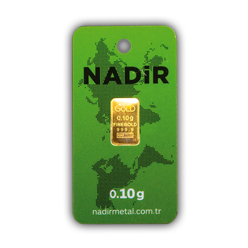 Nadir Mini Goldbarren 0,10 Gramm